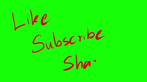 Like subscribe share YouTube end screen chroma key green screen Stock Footage 185468522