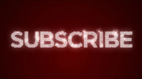 SUBSCRIBE Sparkling Background Loop with... | Stock Video | Pond5