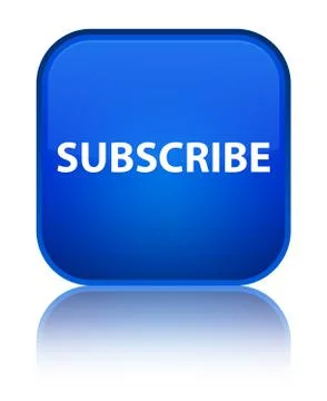 Subscribe special blue square button Illustrazione stock