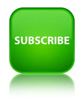 Subscribe special green square button Stock Illustration