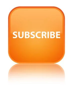 Subscribe special orange square button Illustrazione stock