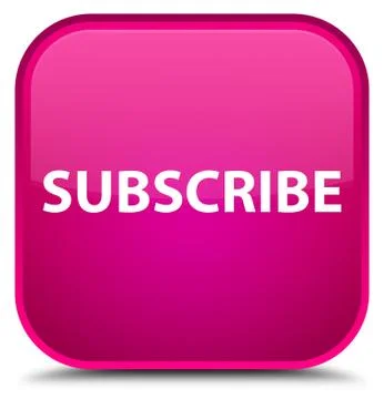 Subscribe special pink square button Stock Illustration