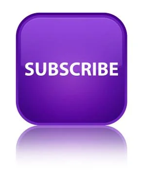 Subscribe special purple square button Illustrazione stock