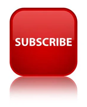 Subscribe special red square button Illustrazione stock