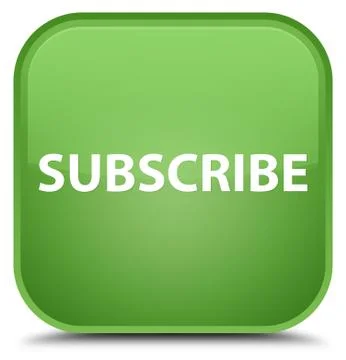 Subscribe special soft green square button Stock Illustration