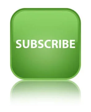 Subscribe special soft green square button Stock Illustration