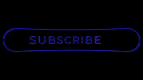Subscribe Stylized blue text on a black background. 库存影片 263818548