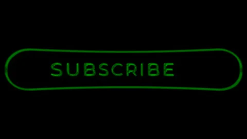 Subscribe Stylized green text on a black background. 库存影片 263818547