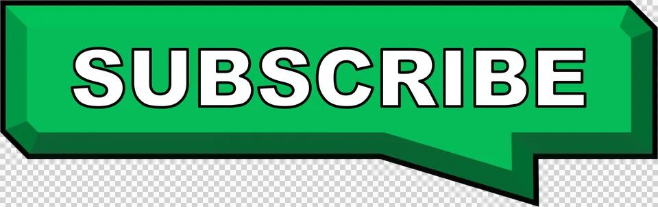 Subscribe Subscription Button Embossed Bevel 3D Box Dark Green Stock Illustration