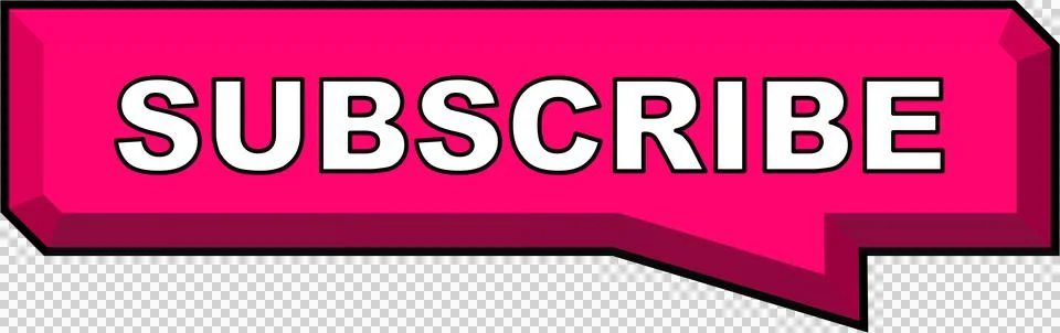 Subscribe Subscription Button Embossed Bevel 3D Box Dark Pink Stock Illustration