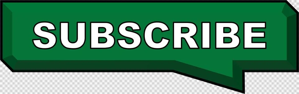 Subscribe Subscription Button Embossed Bevel 3D Box Forest Green Stock Illustration