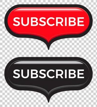 Subscribe talk bubble icon button. Social media web button. PNG image Иллюстрация