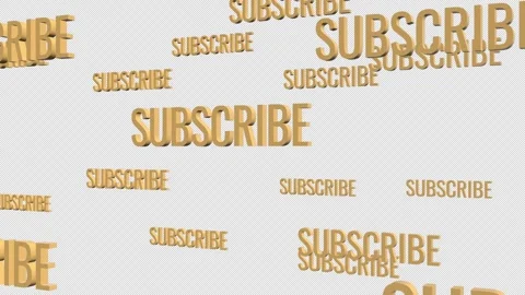 SUBSCRIBE Text Animation. Stock Footage 315885881