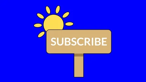 Subscribe text Vídeo Stock 335577309