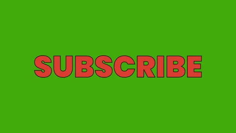 Subscribe title dynamic text animation. Stock Footage 253564640