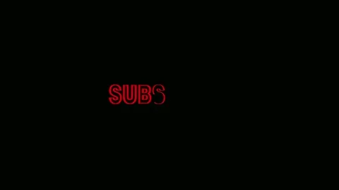 "SUBSCRIBE" typography animation Stock Footage 302870043