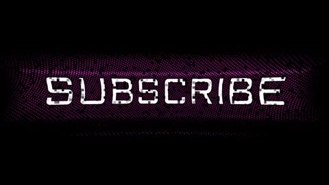Subscribe Violet Button with static noise 库存影片 282961502