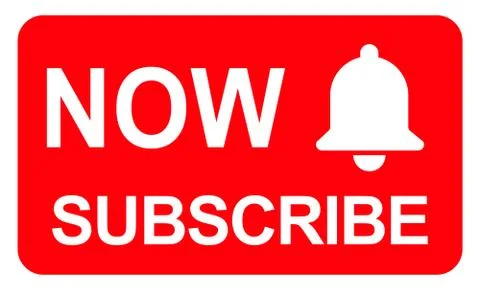 Subscribe web button, social media icon vector illustration, internet website Stock Illustration