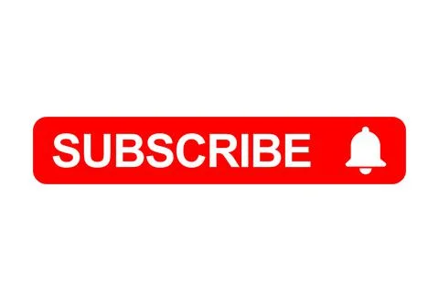 Subscribe web button, social media icon vector illustration, internet website Stock Illustration