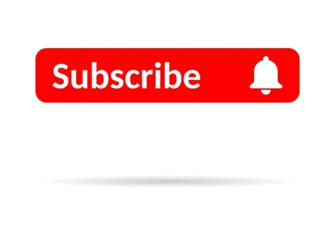 Subscribe web button, social media icon vector illustration, internet website 스톡 일러스트