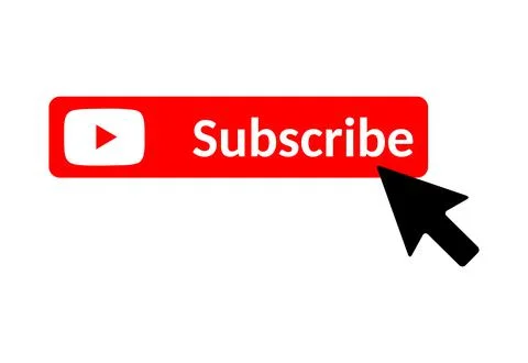 Subscribe web button, social media icon vector illustration, internet website Stock Illustration