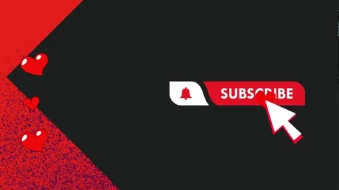 Subscribe for your internet channel Stock Footage 242420300