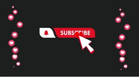 Subscribe for your internet channel Video stock 242420302
