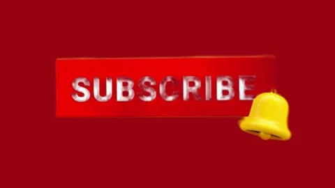 Subscribe for your internet channel Stock Footage 242420347
