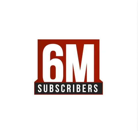Subscribers number vector icon. Anniversary logo template. Greeting card design Stock Illustration