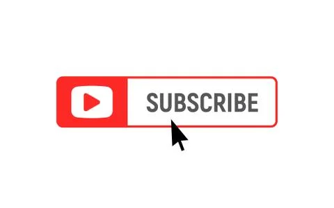 Subscription element logo bell. Subscribe now button, channel register today Stock Illustration