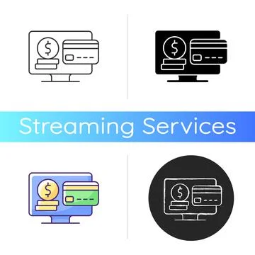 Subscription fee icon Stock Illustration