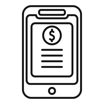 Subscription icon outline vector. Model service Stock Illustration