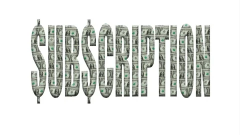 Subscription model Stock Footage 328238597