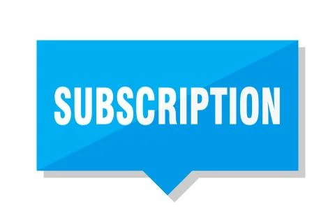 Subscription price tag Stock Illustration