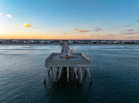 Subset Above the Ocean Stock Photos
