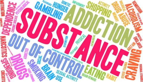 Substance Word Cloud イラスト素材