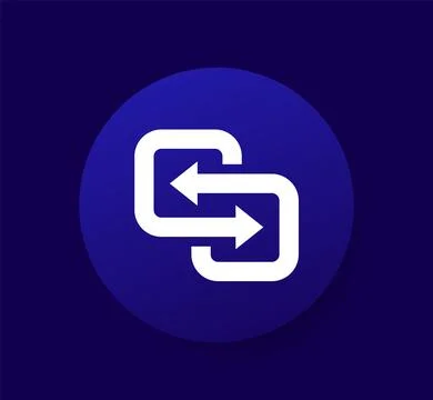 Substitute or replace vector icon Stock Illustration