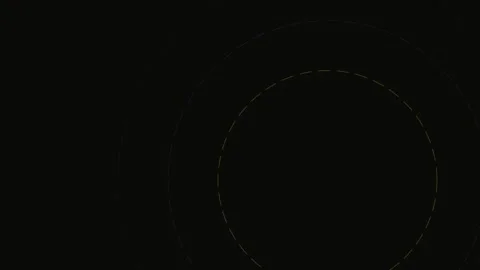 Subtle abstract circular ripple effect animation on dark gradient background Stock Footage 343659616