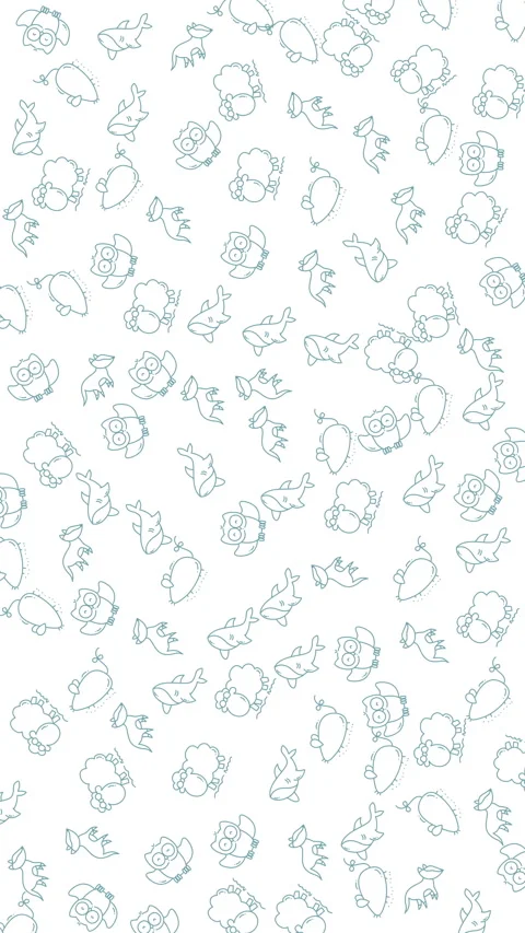 Subtle abstract light blue organic shapes moving fluidly on white backgroun.. Video stock 336835608
