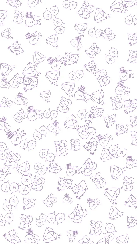 Subtle abstract texture with floating purple shapes on a clean white backgr.. 스톡 동영상 338164485