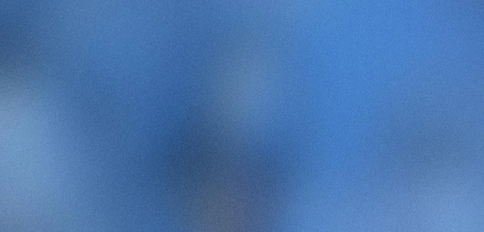 Subtle and abstract visual with a grainy texture on a blue background Stock Photos