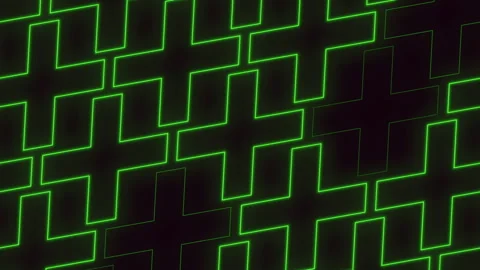 Subtle and striking green line pattern on black background for websites and 動画素材 278071874