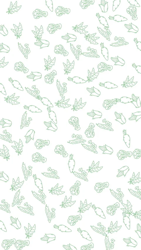 Subtle animation of scattered green leaf like elements creating a serene na.. Видео 336834186