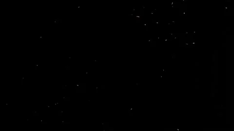 Subtle atmospheric shot of small down feathers floating against black backgr Stock Footage 142395629