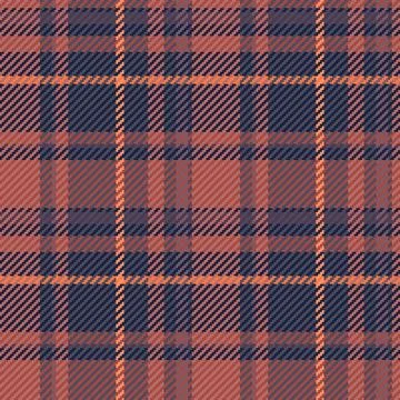 Subtle autumnal plaid pattern in muted reds and blues.  Perfect for textile.. Stockillustratie