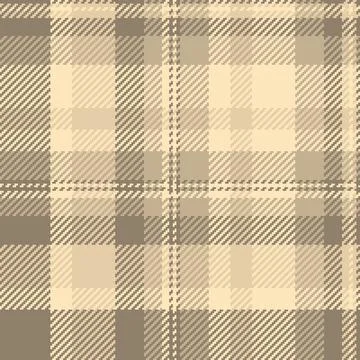 Subtle beige and brown plaid pattern.  Perfect for autumnal designs, textile  Illustrazione stock