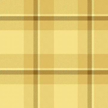 Subtle beige and brown plaid pattern.  Perfect for textile design, website ba Stock Illustration