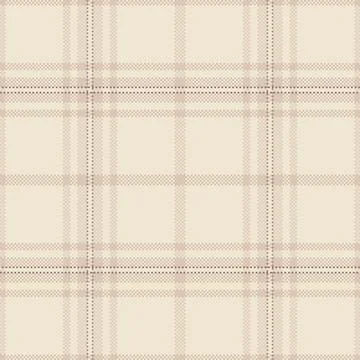 Subtle beige and brown plaid pattern. Elegant, minimalist design perfect for  Stock Illustration