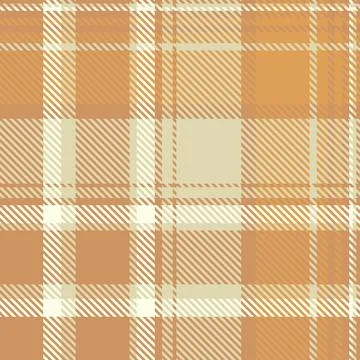Subtle beige and orange plaid pattern.  Perfect for autumnal designs, textile Stock Illustration