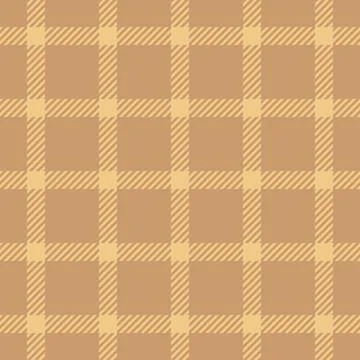 Subtle beige and tan plaid pattern.  Perfect for autumnal designs, textile .. Stock Illustration